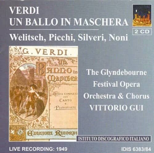 Verdi / Alan / Loring / Noni - Un Ballo in Mascher  - COMPACT DISCS