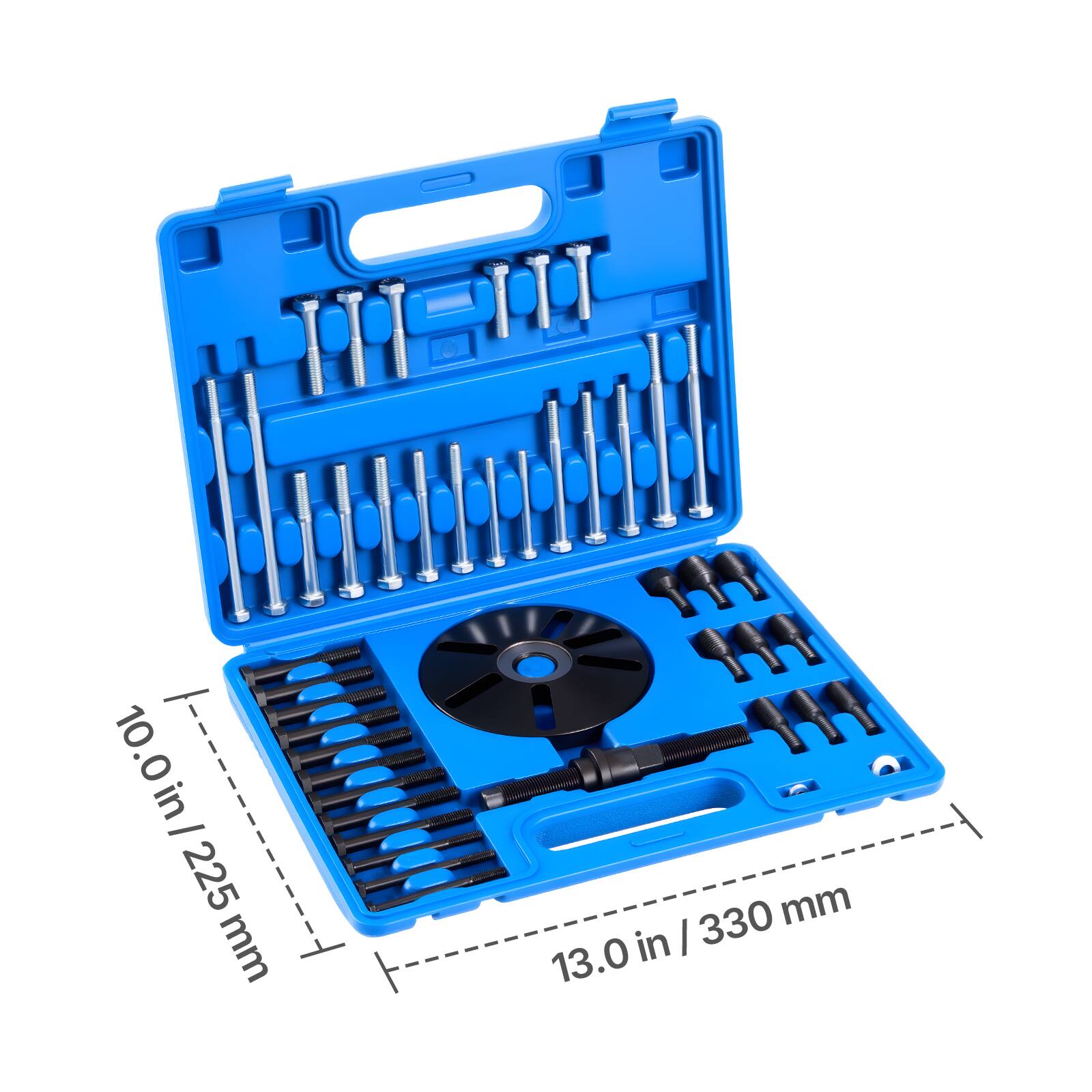 10.0 in / 225 mm  
13.0 in / 330 mm