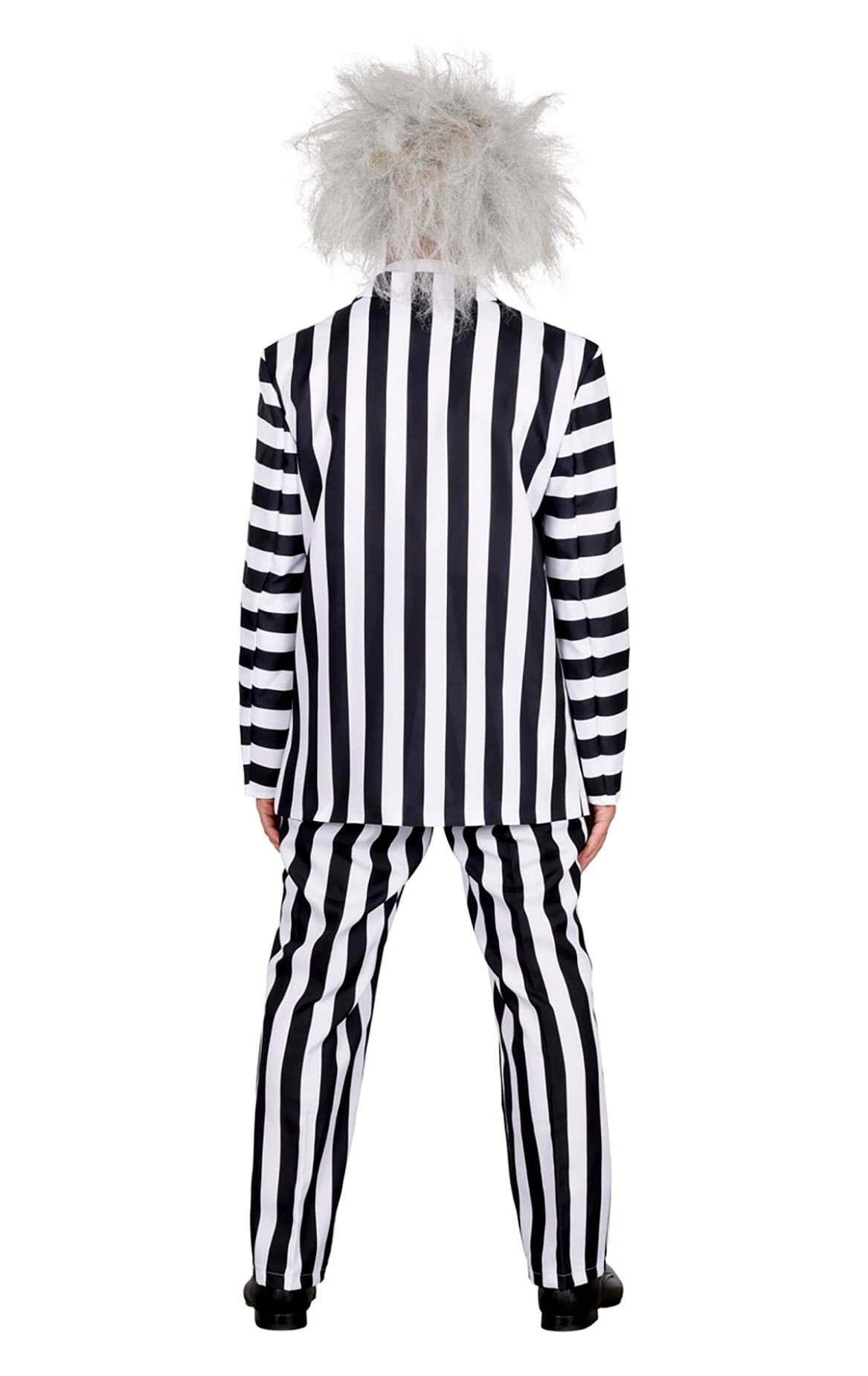Alt View 10. Orion Costumes - Black & White Striped Suit Adult Costume | X-Large - Black/White.