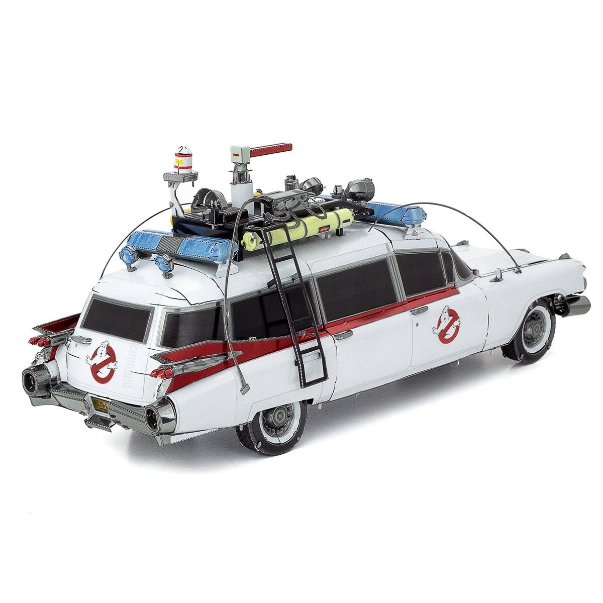 Alt View 3. Metal Earth - Metal Earth Premium Series Ghostbusters Ecto-1 3D Metal Model Kit Fascinations - Silver.