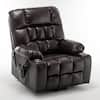 Front. Boyel Living - Lift Chair for Big and Tall Person 2 OKIN Motor Heat Massage 2 Remote 2 Cup Holder 2 Pockets - WINE RED.