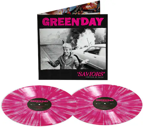 GREEN DAY
'SAVIORS'
(édition de luxe)
GREEN DAY
SAVIORS
SIDE A
SIDE B