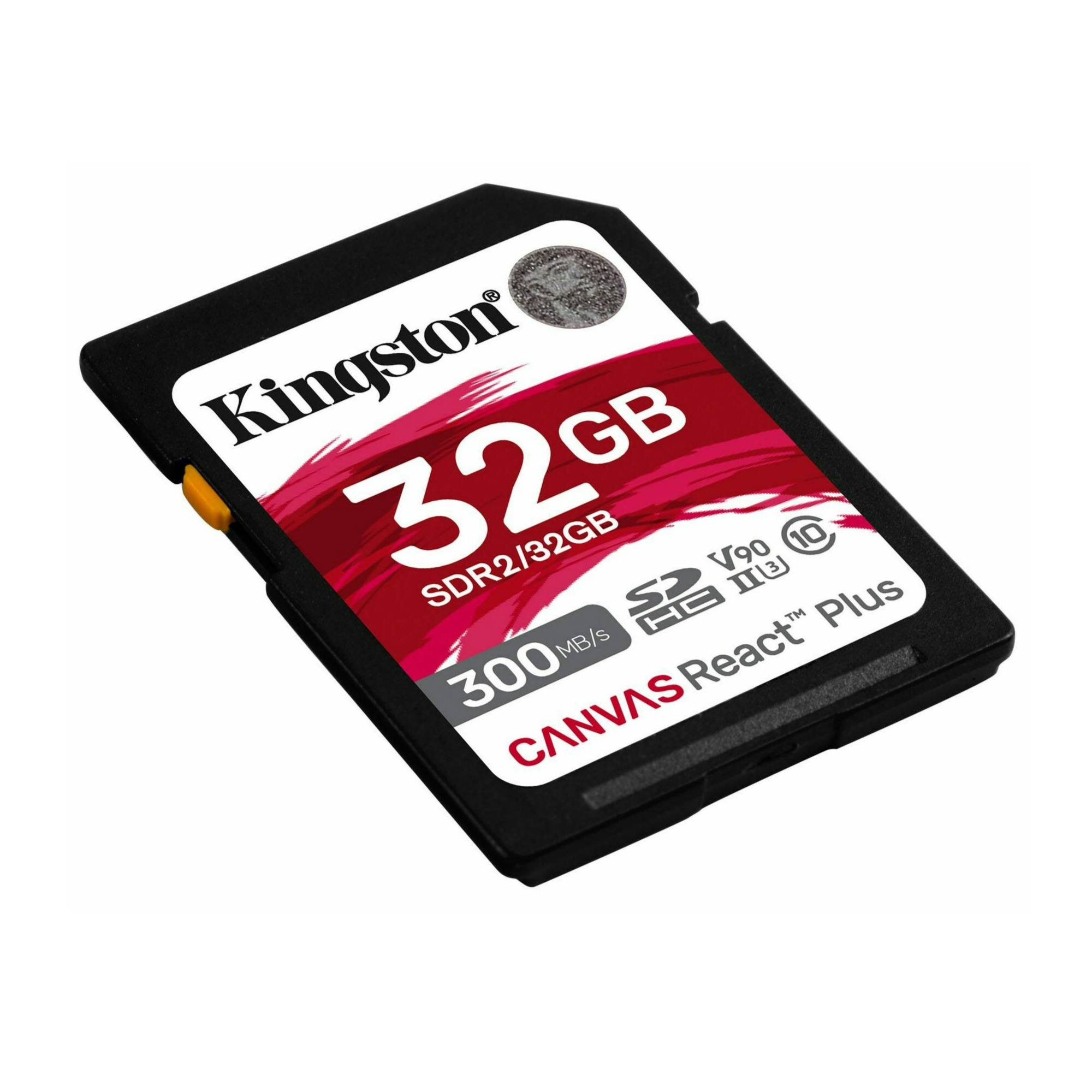 Kingston 32GB SDR2/32GB SD V90 IIU C 10 HA TM Plus 300 MB/s CANVAS React Plus