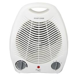 VieAir - Vie Air 1500W Portable 2 Settings Office Fan Heater with Adjustable Thermostat - White