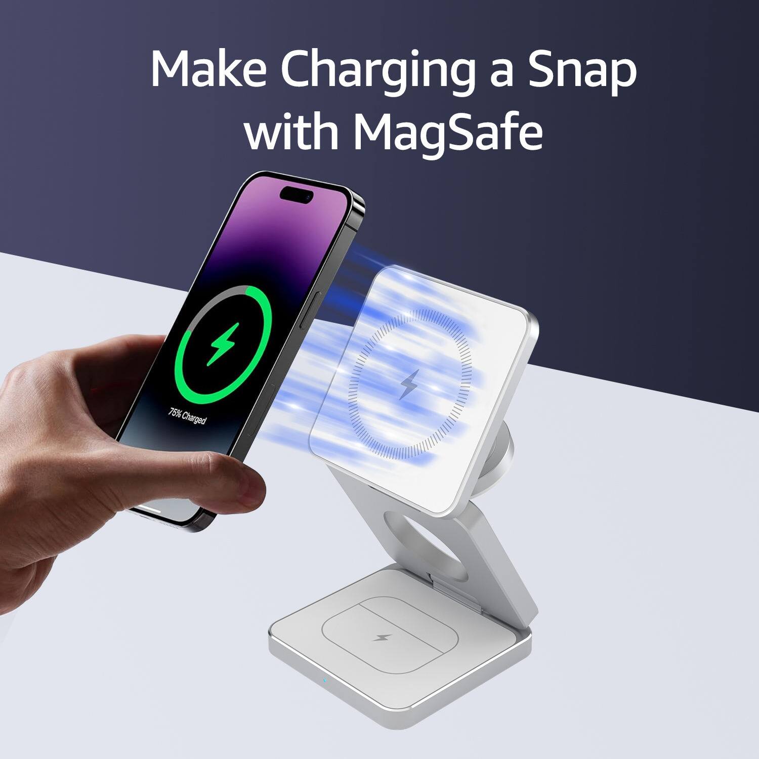 Make Charging a Snap with MagSafe

75% Charged