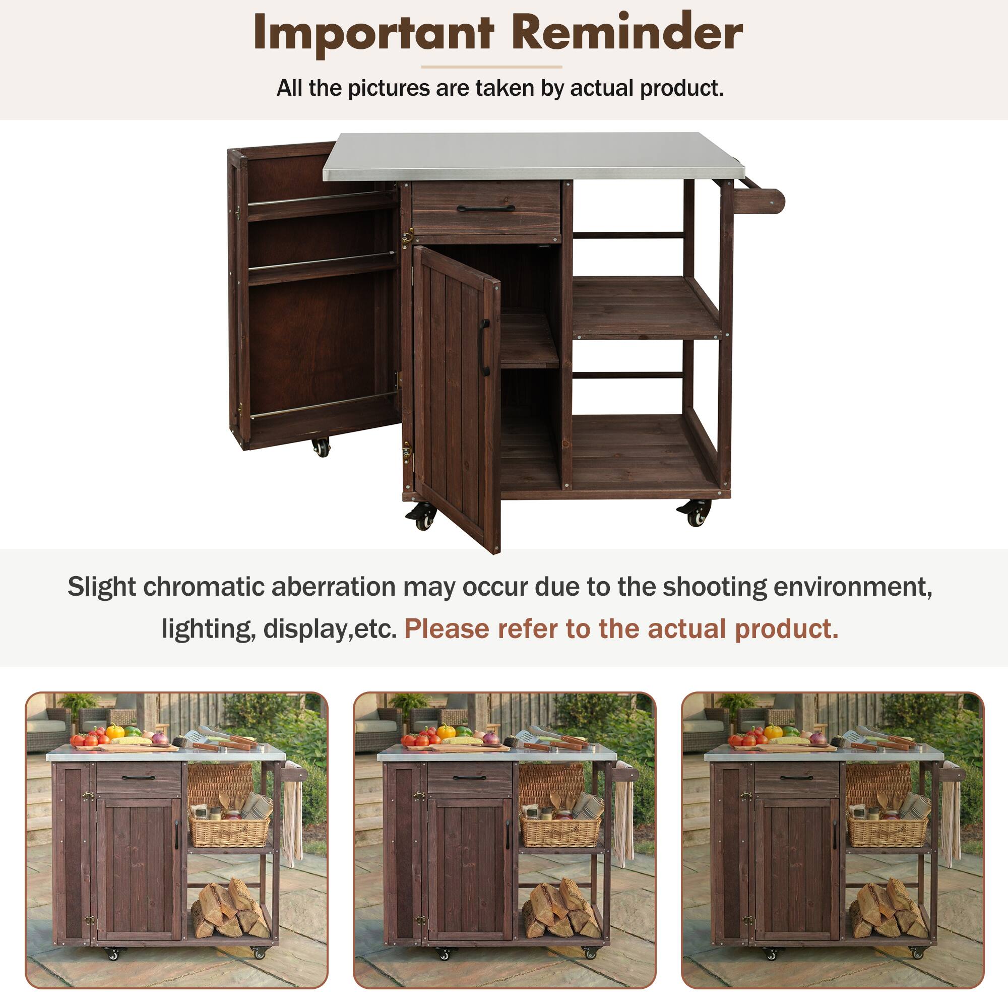 Important Reminder

All the pictures are taken by actual product.

Slight chromatic aberration may occur due to the shooting environment, lighting, display, etc. Please refer to the actual product.