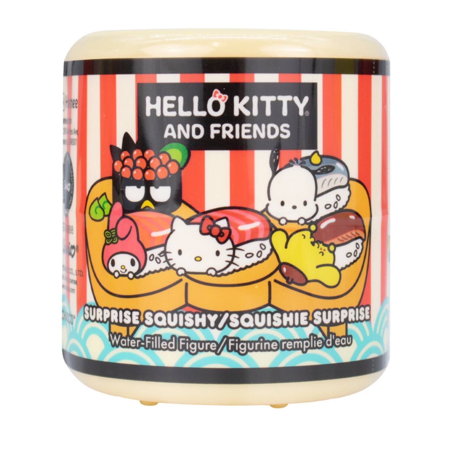 Capsule Sanrio Hello Kitty and Friends Blind Collectible Surprise Toy Squishy Figurine SquiSHU Series 4 Sushi - 1 Pc Mys