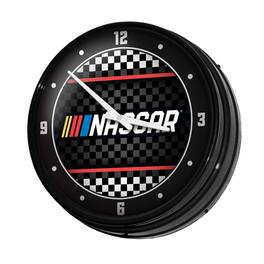 The Fan-Brand - NASCAR 18.5" Retro Lighted Wall Clock - Multicolor