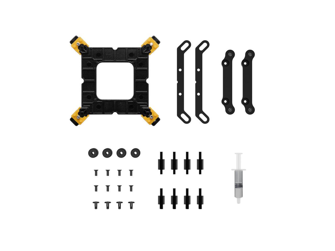Alt View 10. Rosewill - Rosewill FROSTMAX 240mm ARGB AIO CPU Cooler - Digital Display, 2x ARGB PWM Fans, AMD AM5/AM4 & Intel LGA 1851/1700 - Black.