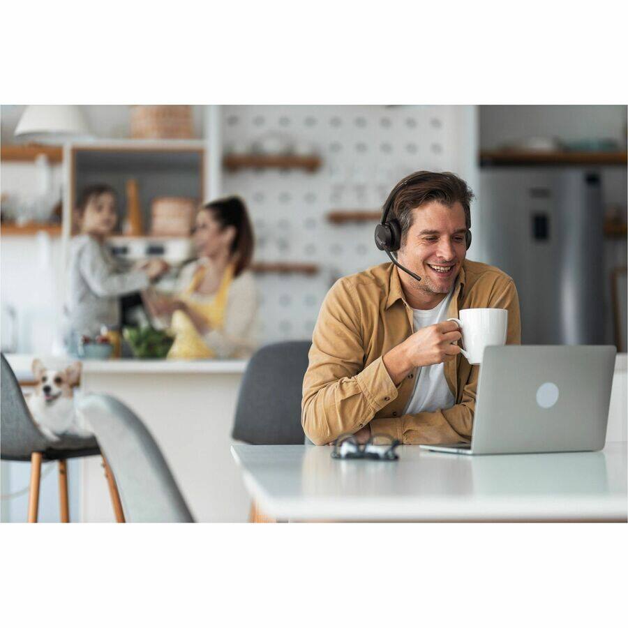 Alt View 2. Yealink - Yealink BH70 Bluetooth Headset - Microsoft Teams Certification - Stereo - USB Type C, USB Type A - Wired/Wireless - Black.