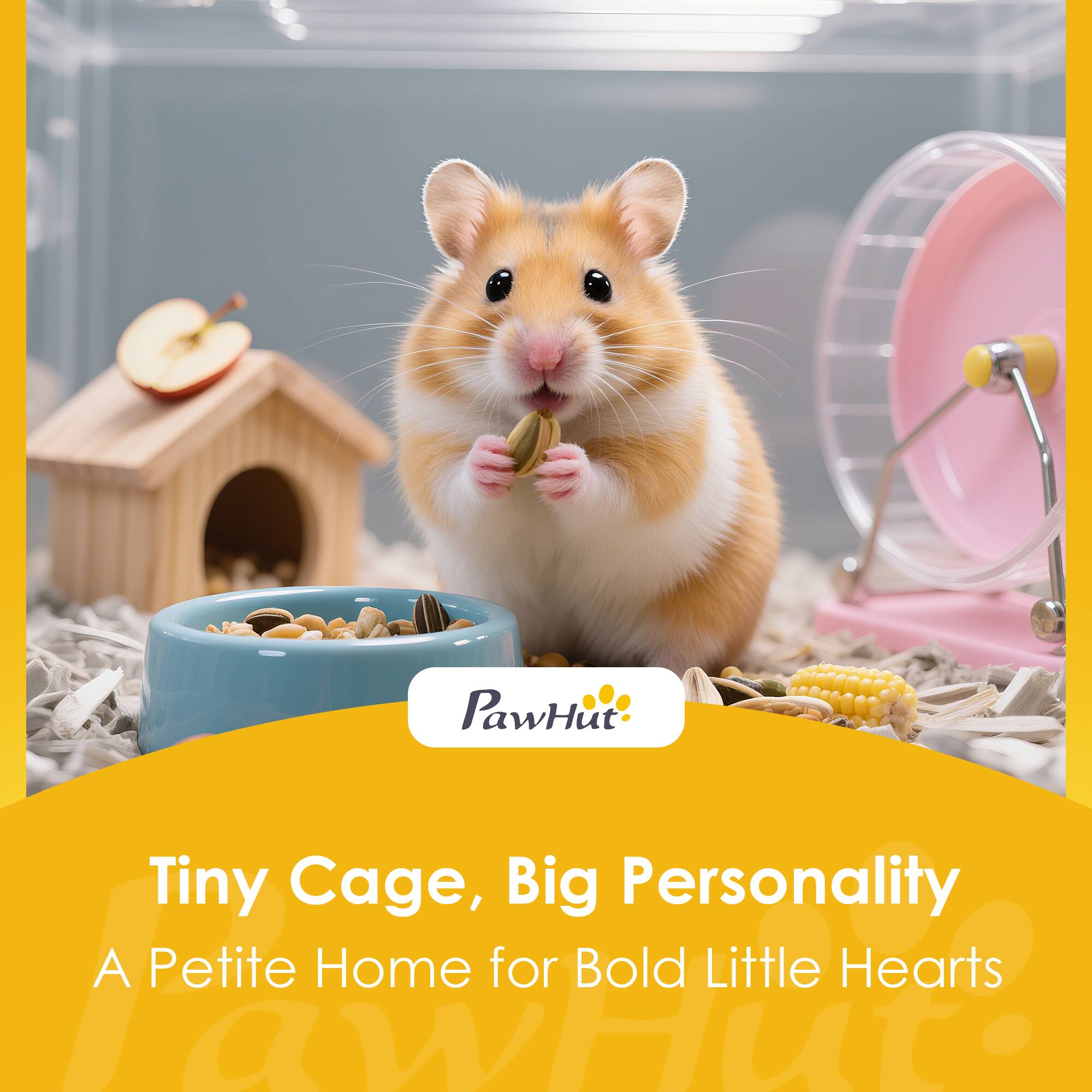 PawHut  
Tiny Cage, Big Personality  
A Petite Home for Bold Little Hearts