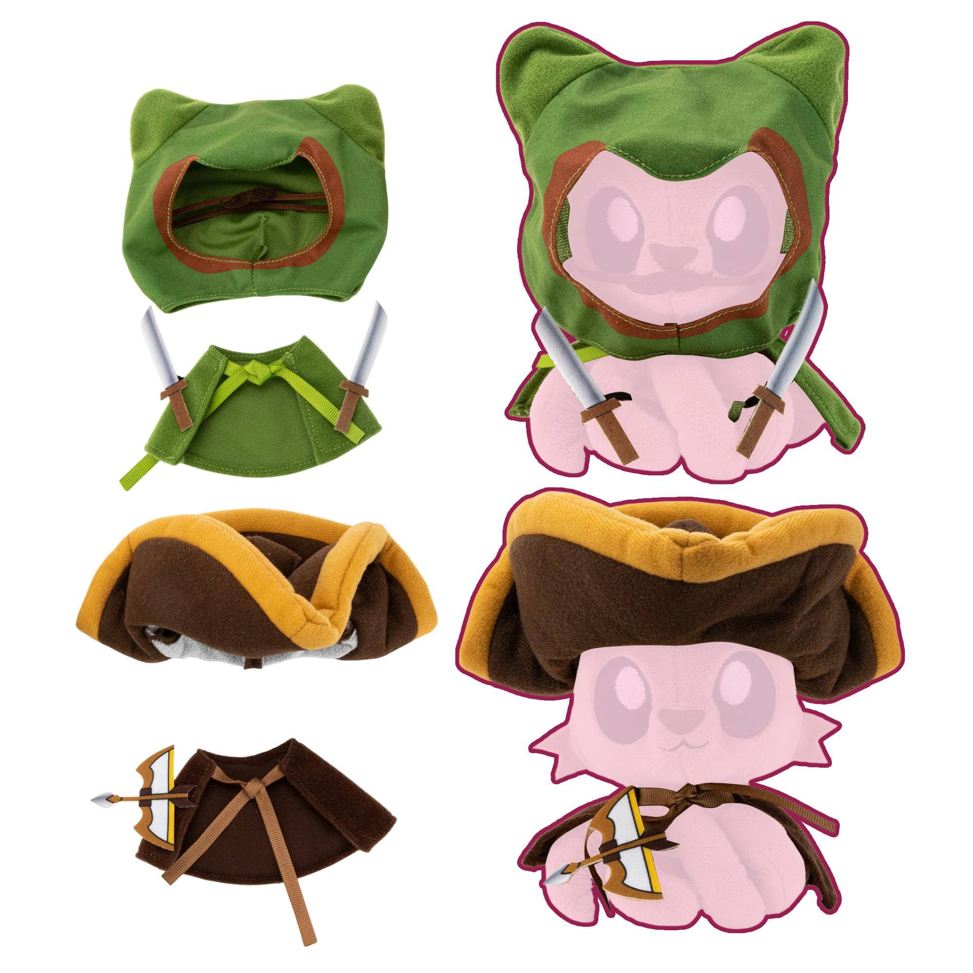 Front. Tentacle Kitty - Tentacle Kitty Campaign Critters | Ranger Class Plush Clothing Pack - Pink.