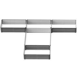 Outsunny - Raised Garden Bed, Set of 5 Large Box Planters for Outdoor Plants Vegetables Flowers Herbs - Gray