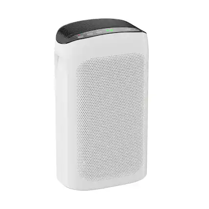 Front. Vaczon - Smart Home Air Purifier with Touch Controls LED Display, 210 CADR and Quiet Sleep Mode - White.
