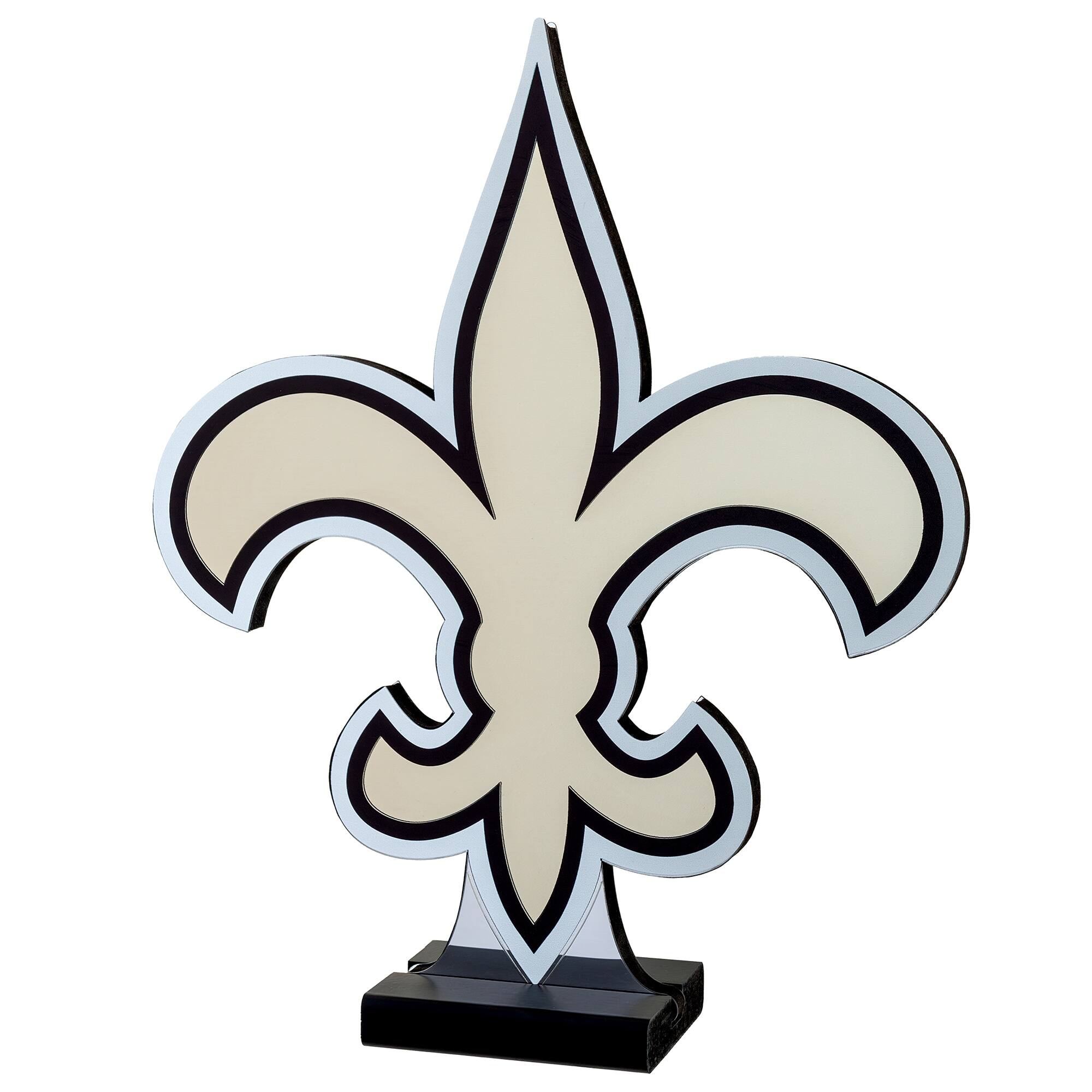 Alt View 1. Sporticulture - New Orleans Saints LED Infinity Logo Light - Gold.