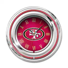 Imperial - San Francisco 49ers 15" Team Color Neon Clock - Red