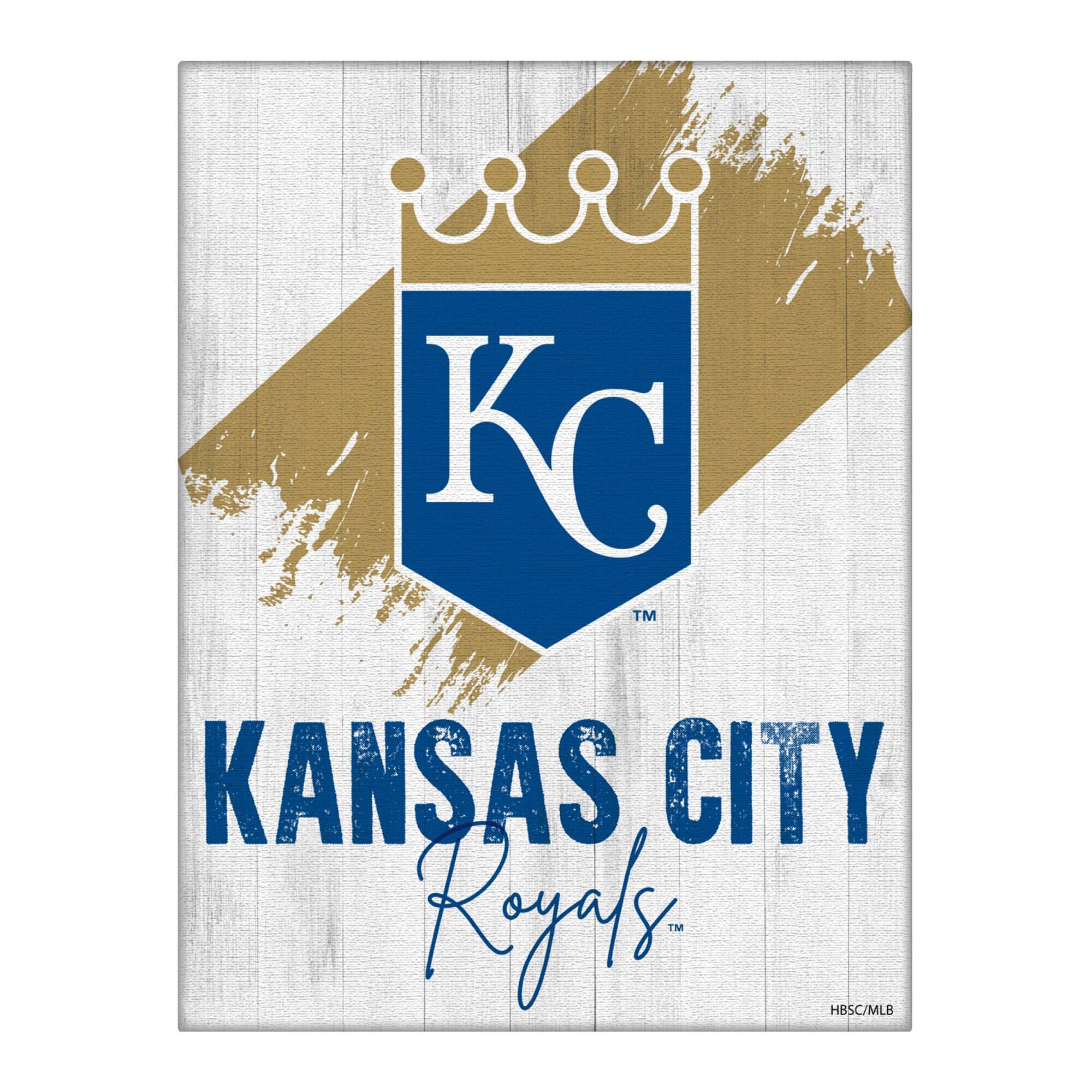 Kansas City Royals 24" x 32" Team Canvas Wall Art