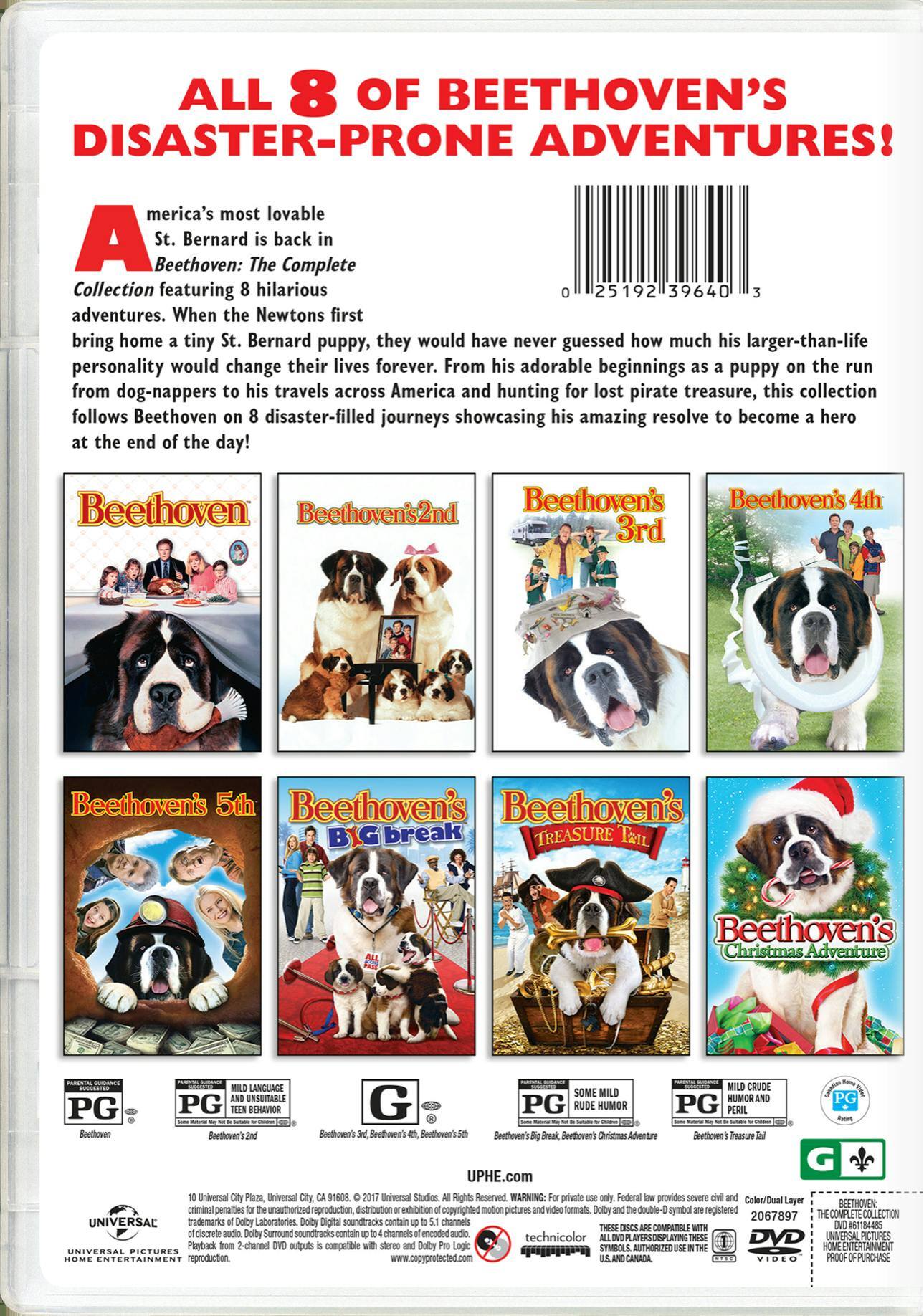 Angle. Beethoven's Complete Dog-gone Collection (DVD Set) [DVD].