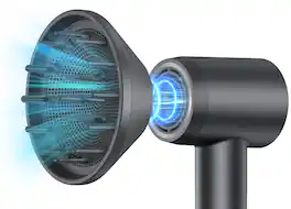 Loheer - Premium Magnetic Hair Dryer Diffuser - 360° Rotation & Even Heat Dissipation for Frizz-Free Curls