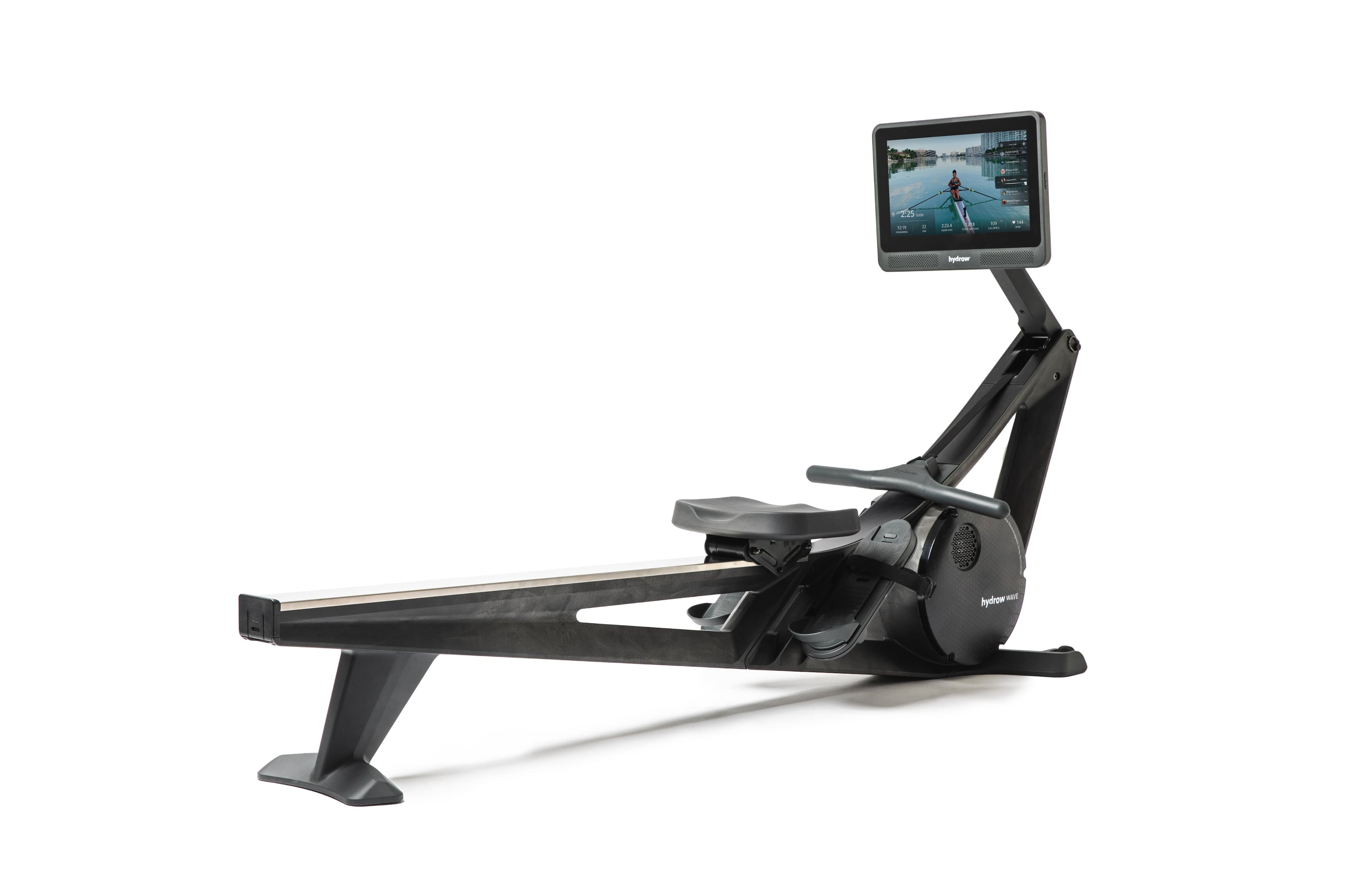 Front. Hydrow - Wave Rowing Machine - Black.