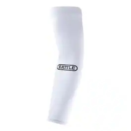 Battle Sports - Adult Performance Football Full Arm Sleeves- 2XL/3XL - White/Black