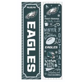 Evergreen Enterprises - Philadelphia Eagles 47" Double Sided Winter Leaner Fan Sign - Multicolor