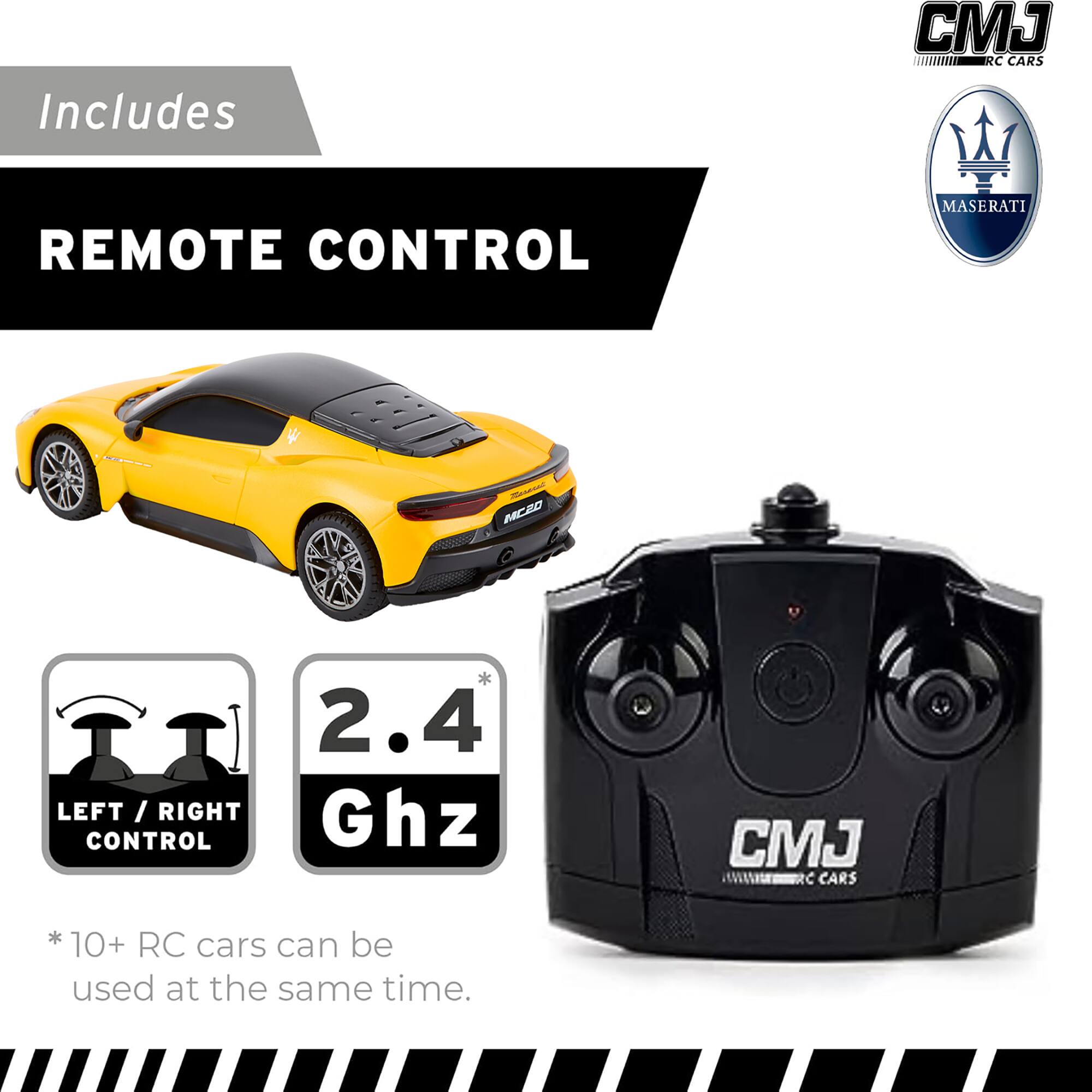 Includes CJ RC Cars Remote Control Maserati MC2D Left and Right Control 2.4 Ghz CMJ n\_c C Cars.