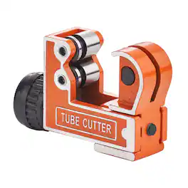 VEVOR - Mini Tubing Cutter, 1/8" - 1-1/8" O.D. Mini Copper Pipe Cutter, Heavy Duty Compact Tube Cutter Tool with High-Speed SKD - Orange