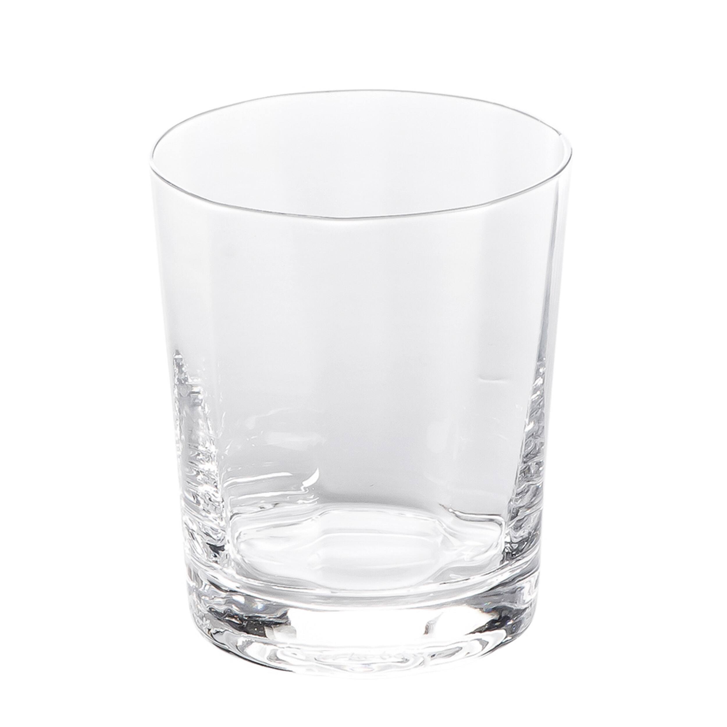 Alt View 1. Sur La Table - Sur La Table Cambron 4 Piece 10oz Optic Double Old Fashioned Handmade Glass Drinkware Set - Clear.