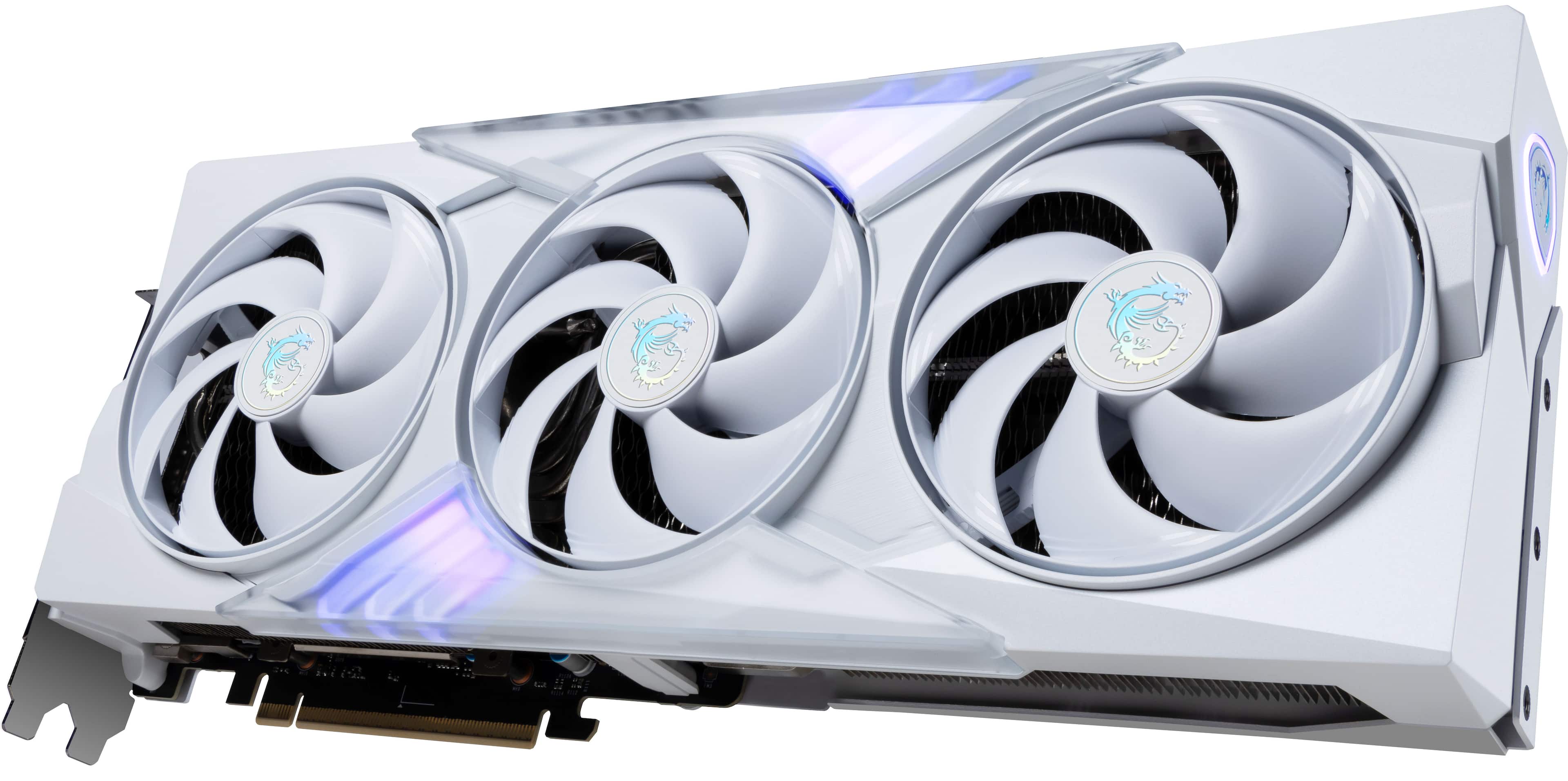 Back. MSI - NVIDIA GeForce RTX 5070 TI 16G GAMING TRIO OC WHITE 16GB GDDR7 PCI Express Gen 5 Graphics Card - White.