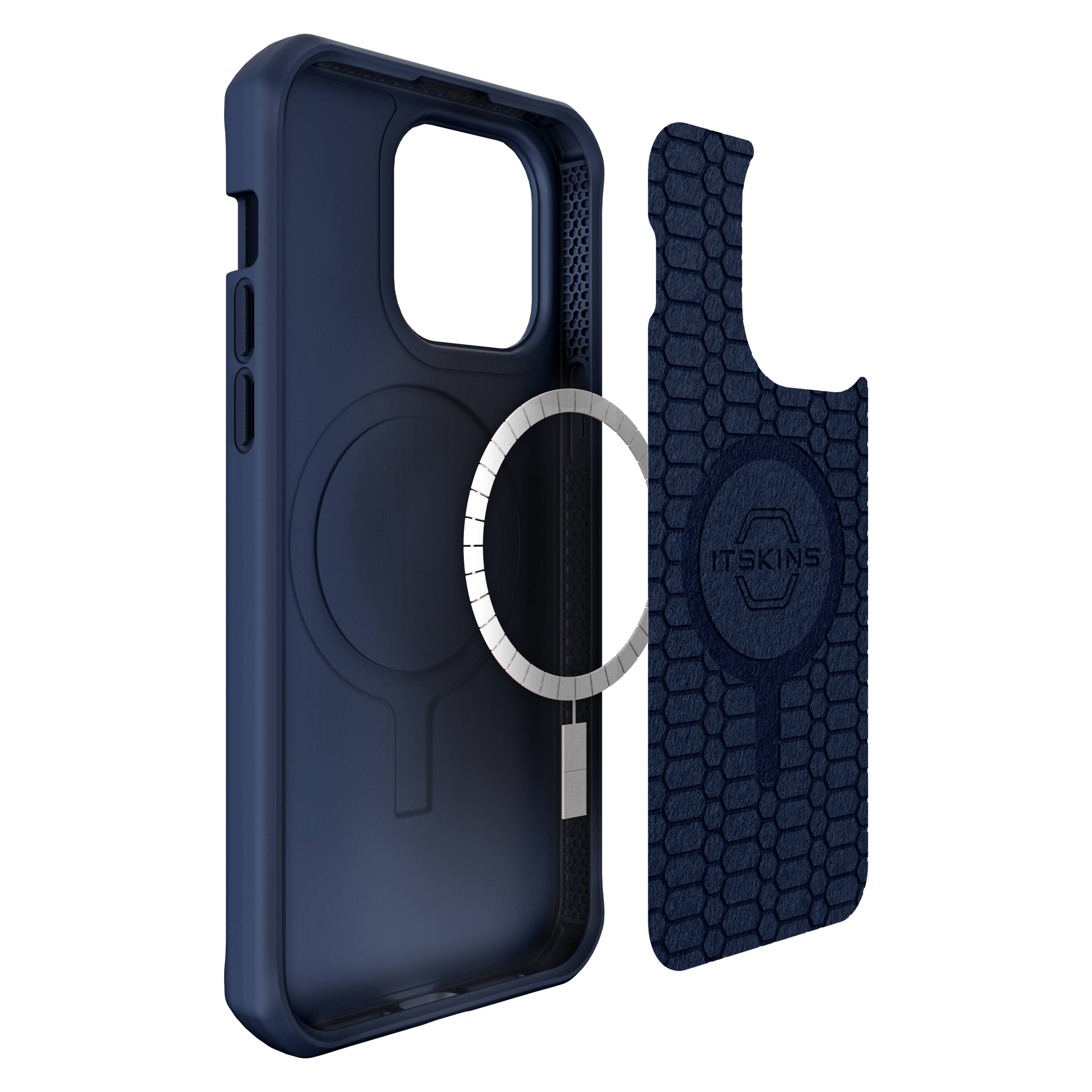 Alt View 2. Itskins - Ballistic R Nylon MagSafe Case for Apple iPhone 14 Pro.