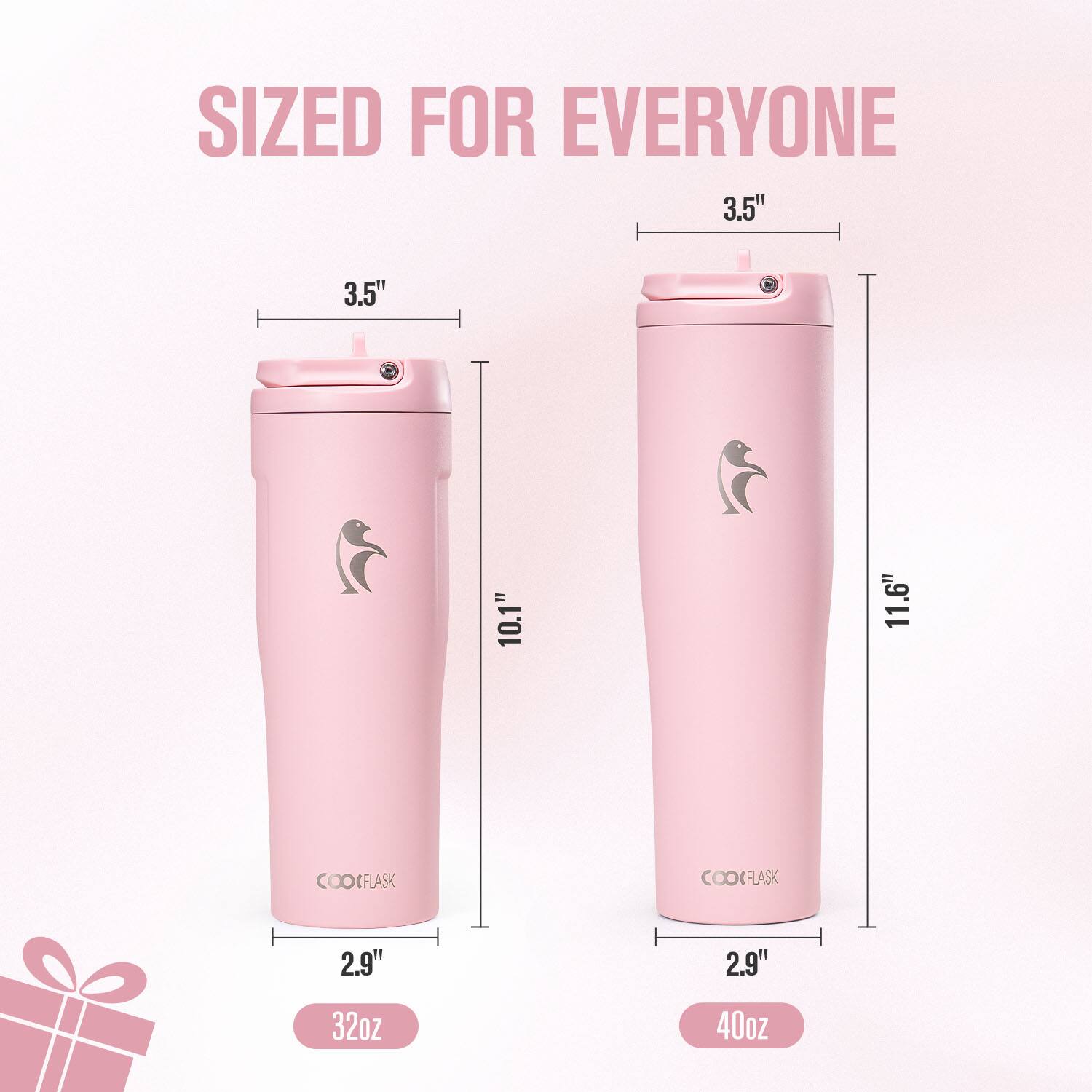 SIZED FOR EVERYONE

3.5"  
3.5" - 10.1"  
11.6"  

COOKFLASK  
2.9"  
2.9"  

32oz  
40oz