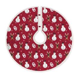 Pegasus - Oklahoma Sooners Reindeer Tree Skirt - Multicolor