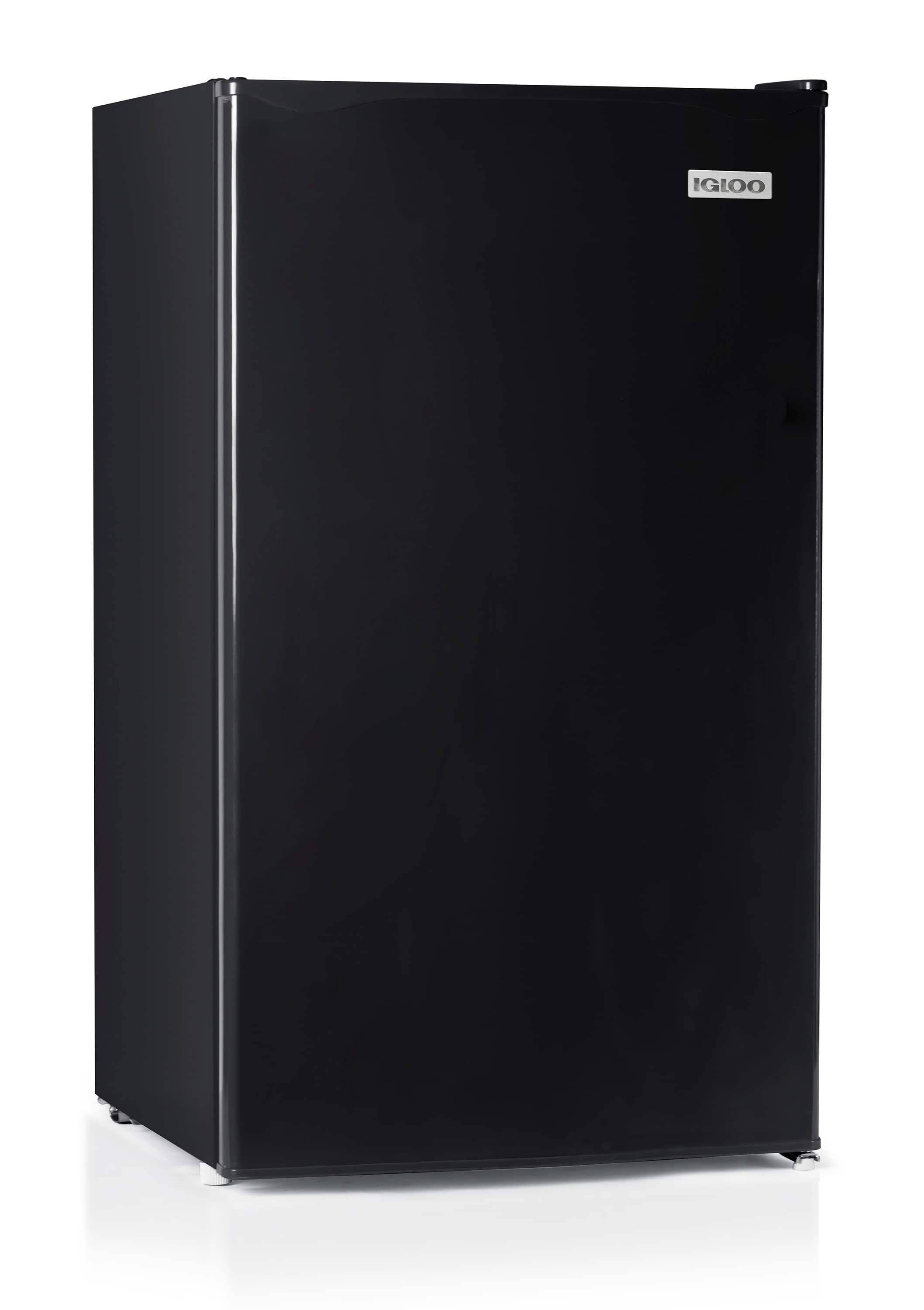 Igloo - 3.2 cu. ft. Refrigerator w/ Freezer - Black