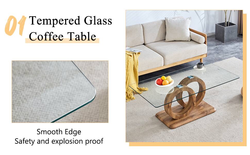 01 Tempered Glass Coffee Table

Smooth Edge
Safety and explosion proof