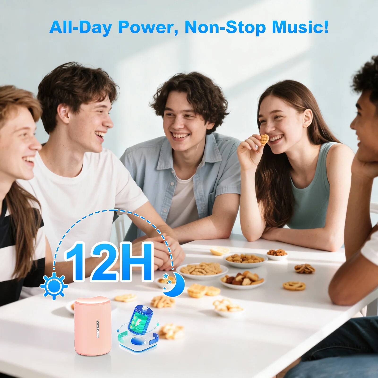 All-Day Power, Non-Stop Music!  
12H