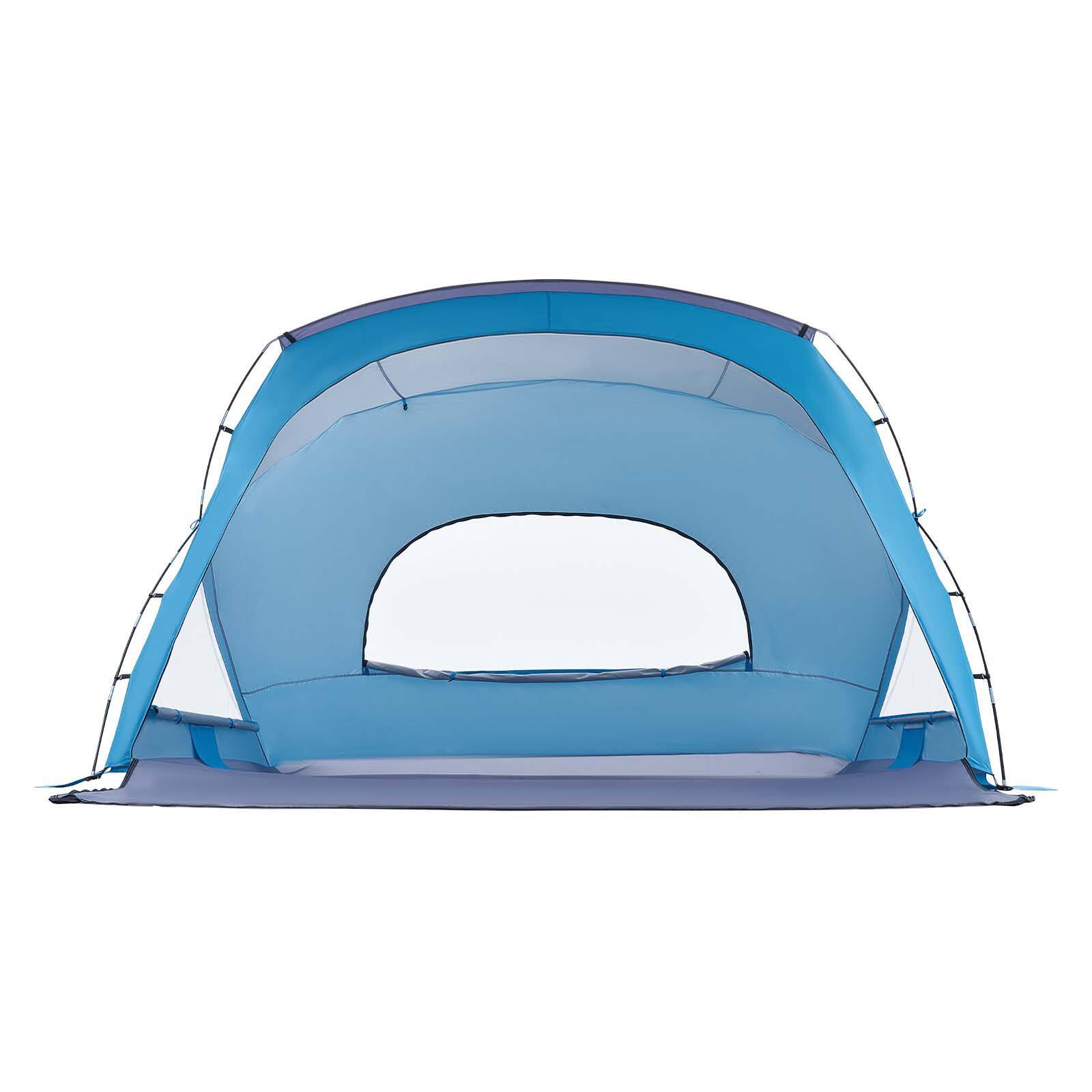 Alt View 6. Loheer - Loheer Beach Tent Sun Shelter for 6 Person UPF 50+ Portable Shade Canopy - Blue.