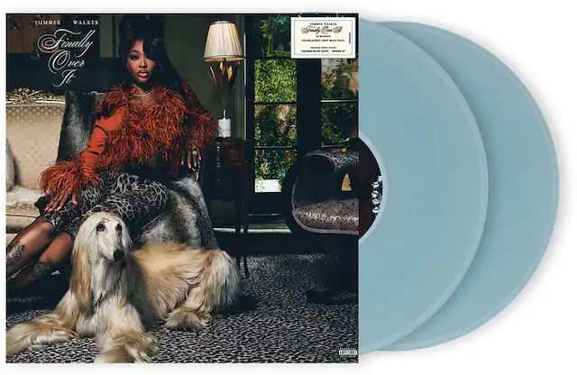 SUMMER WALKER
Finally Over It
TRANSLUCENT LIGHT BLUE VINYL
"DOWN IN MY LOVE" "FIND IT"