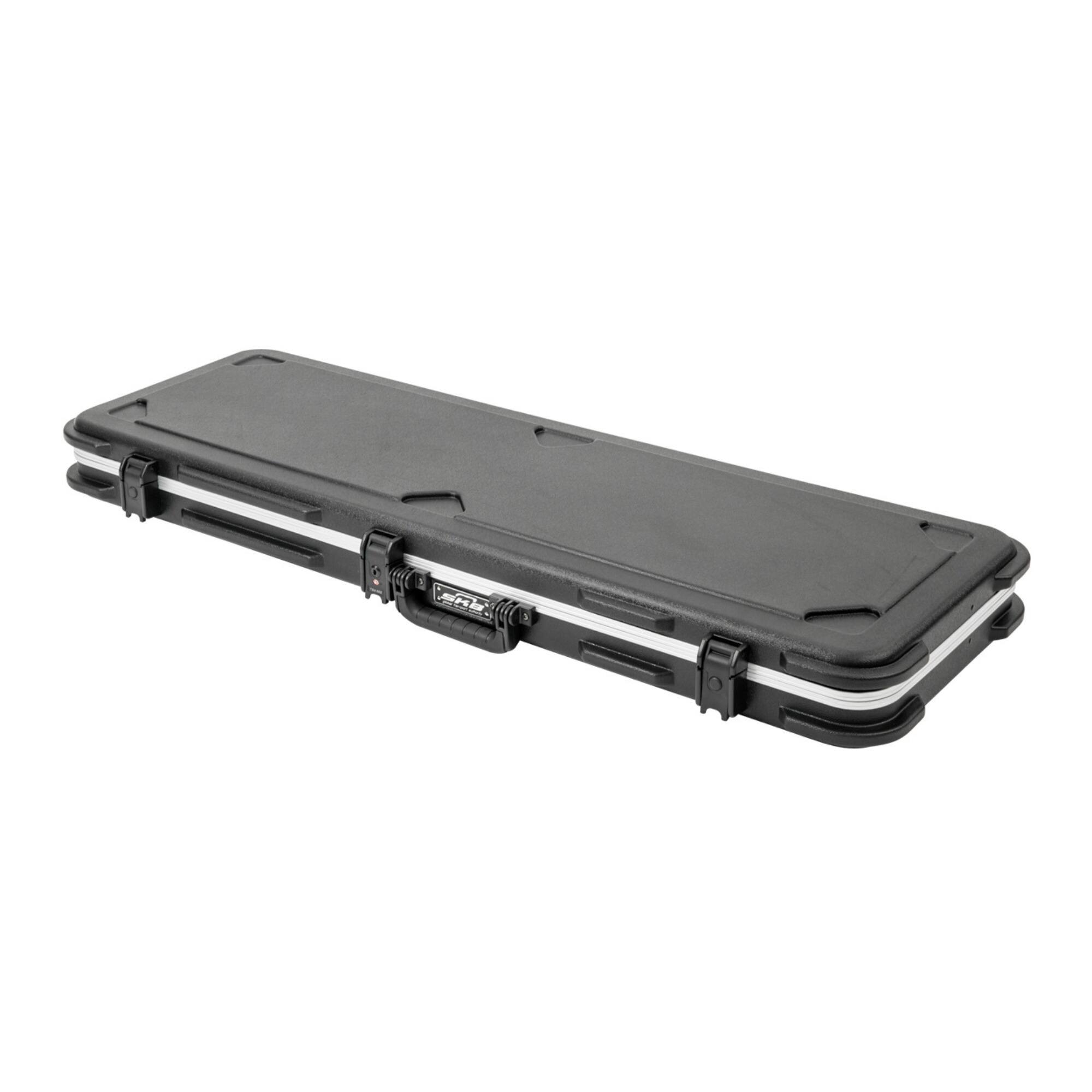 Angle. SKB - SKB Cases 1SKB-44 Rectangular Bass Guitar Case - TSA Latch, Over-Molded Handle.