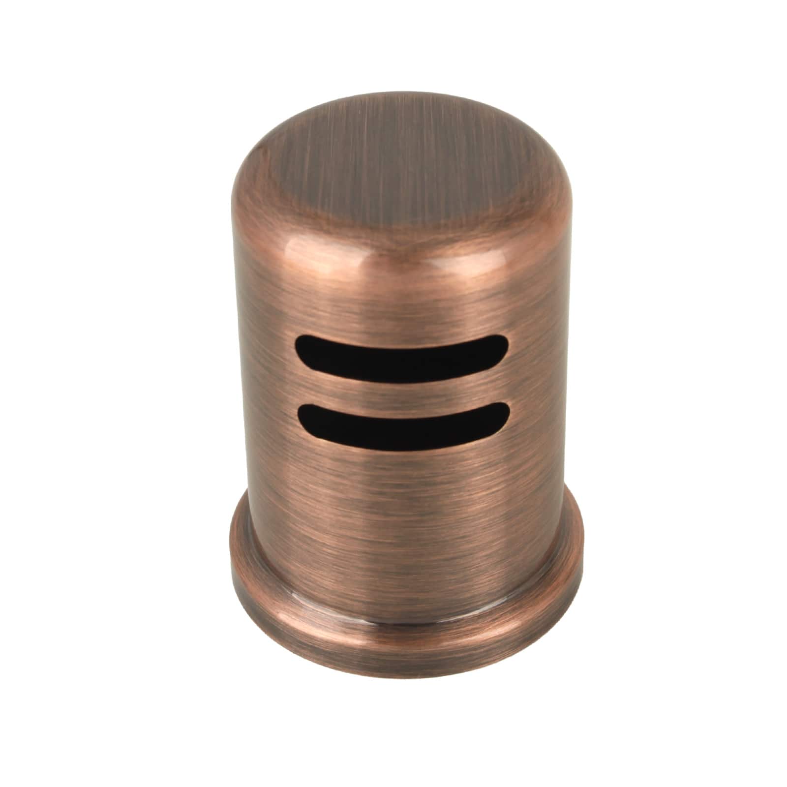 Akicon - Solid Brass Kitchen Dishwasher Air Gap Cap Cover for Replacement - Antique Copper