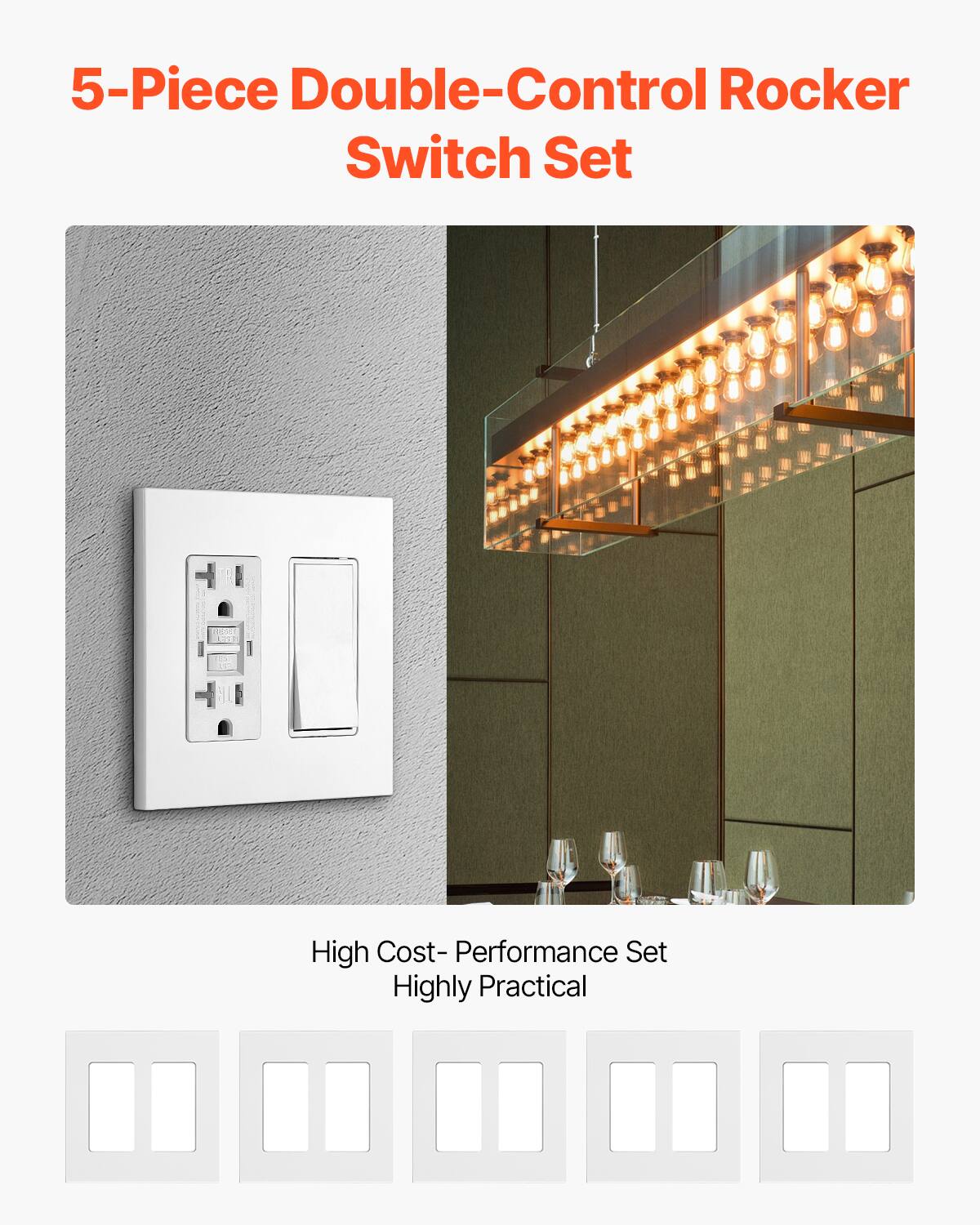 5-Piece Double-Control Rocker Switch Set

High-Cost Performance Set
Highly Practical
