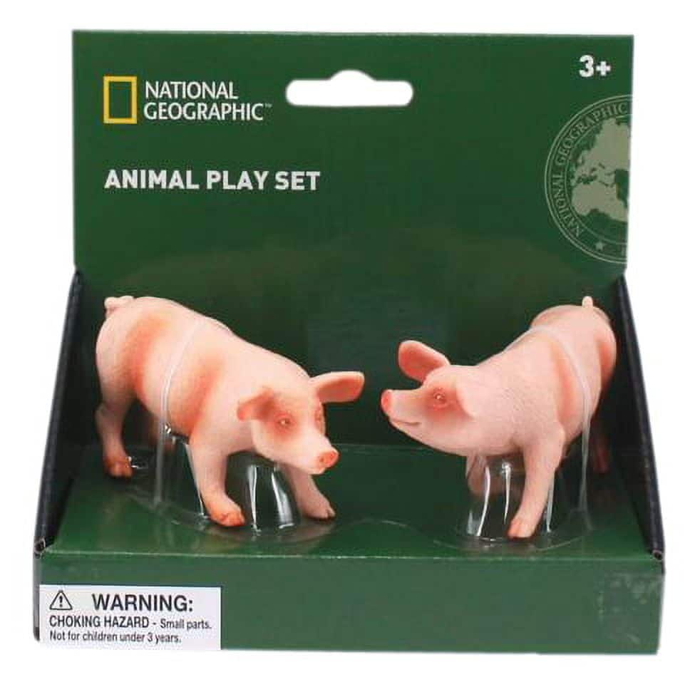 National Geographic - Pigs Figurines, 2 pieces