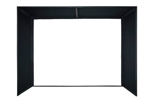 Front. Elite Screens - Elite Screens 10' x 10' GolfSim Bay Series.