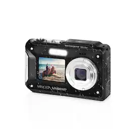 Minolta - MN60WP 48MP 4K Ultra HD Wi-Fi Dual LCD Screen Waterproof Digital Camera