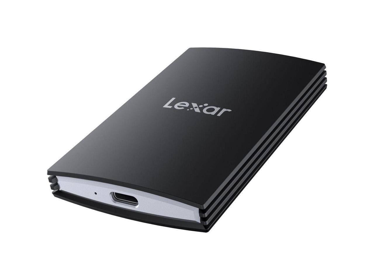 Alt View 5. Lexar - Lexar ARMOR 700 2TB USB 3.2 Gen Type-C Portable External SSD - Black.