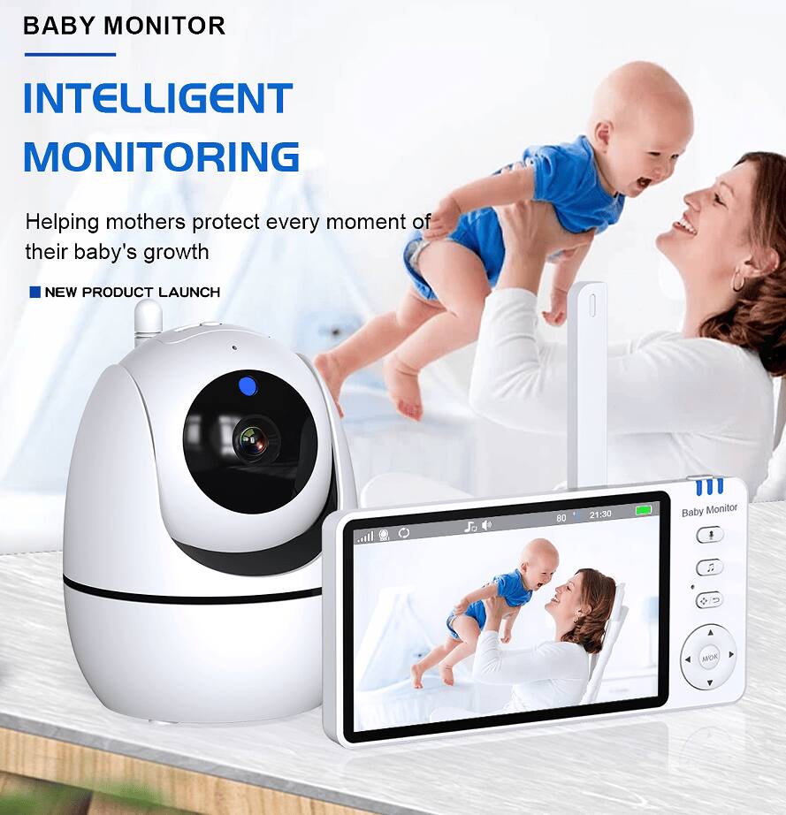 BABY MONITOR  
INTELLIGENT MONITORING  

Helping mothers protect every moment of their baby's growth  

NEW PRODUCT LAUNCH  

Baby Monitor  
21:30  
80°