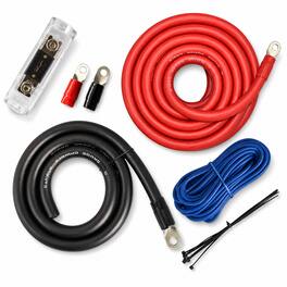 SoundBox - PK0-17, 1/0 Gauge Power Only Amplifier Install Wiring Kit - 5500W