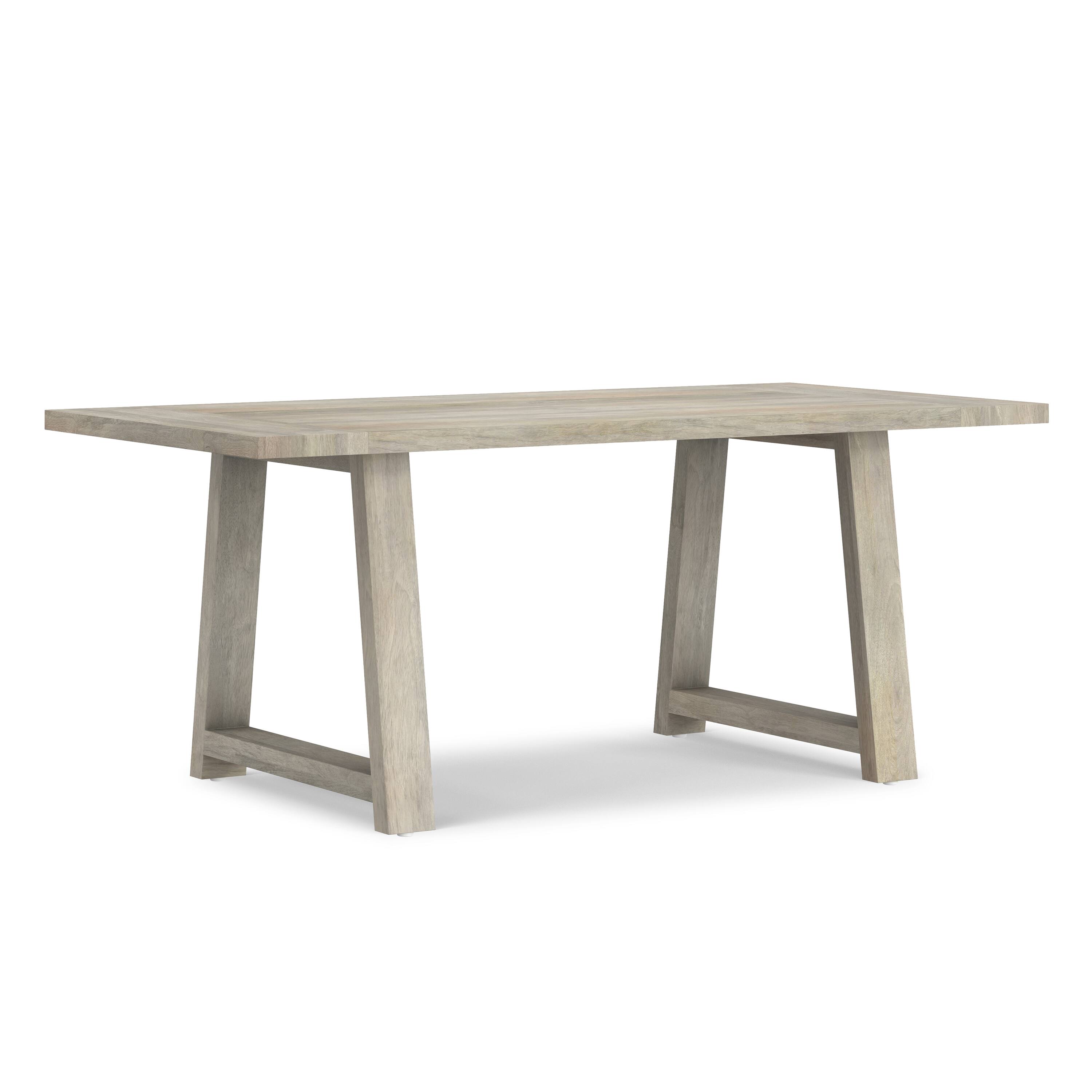 Simpli Home - Whitley 72 inch Wide Solid Mango Farmhouse Dining Table - White Wash price history on PriceWatchPro