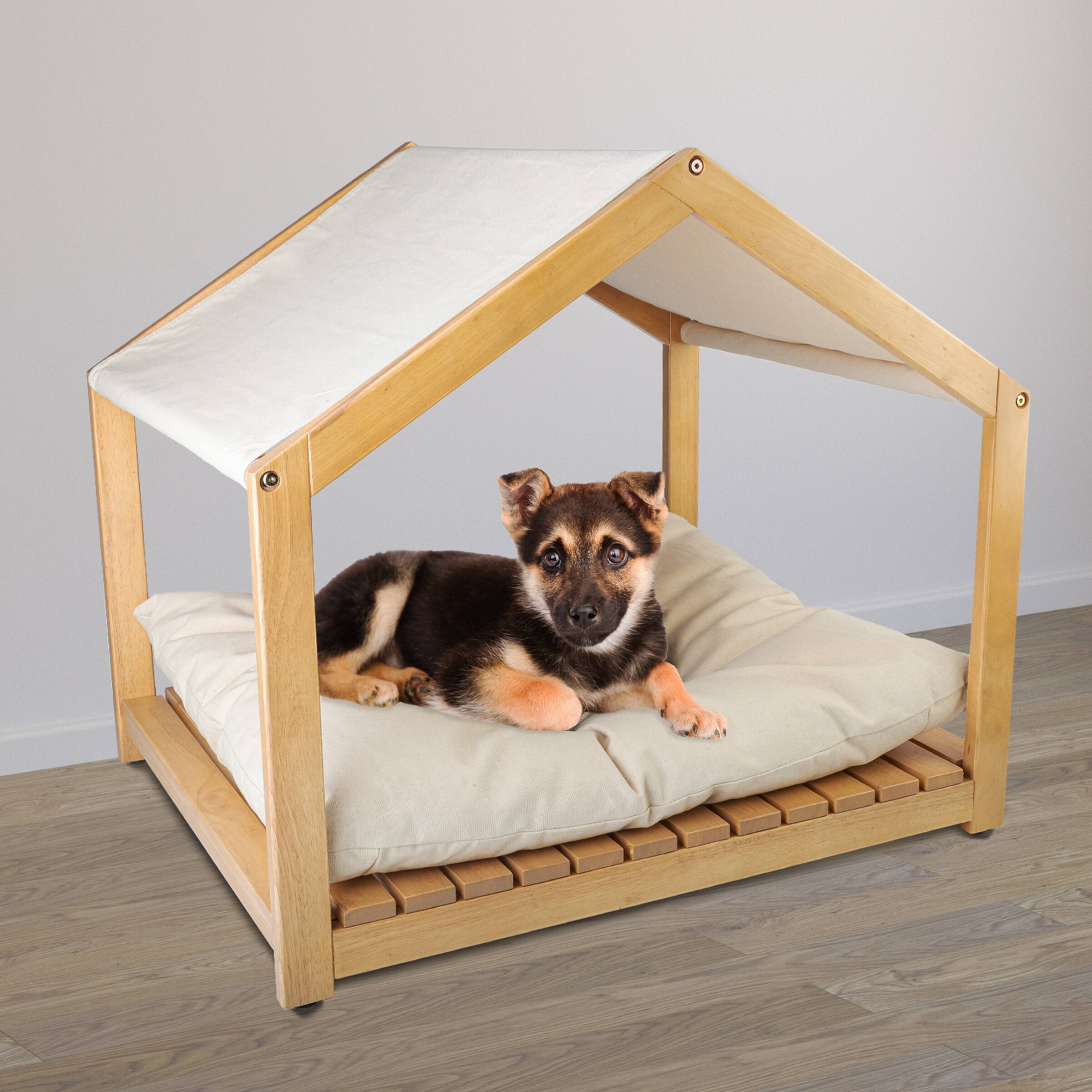 Left. PetMaker - 30x24 Indoor Dog House for Small Pets.