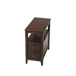Butler Specialty - Marcus Side Table with Storage - Dark Brown